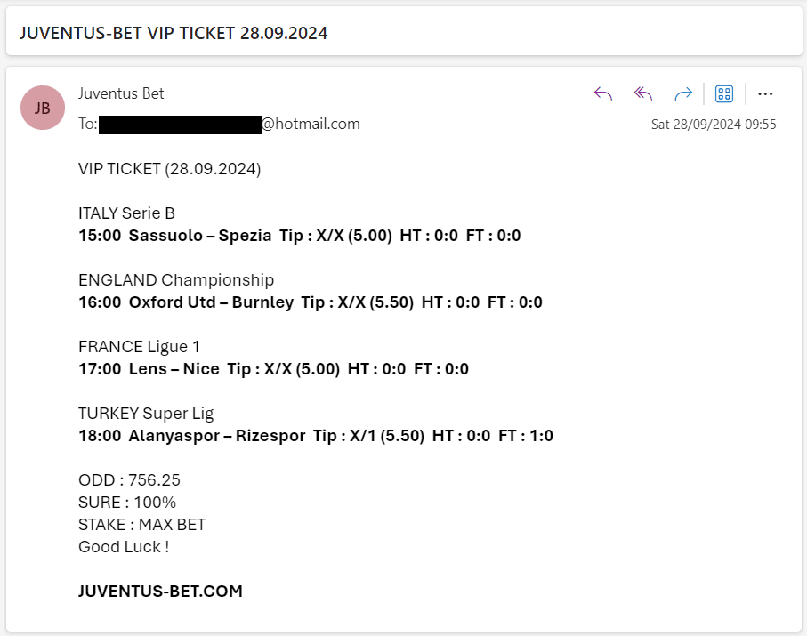 Vip Ticket Offer Fixed Matches