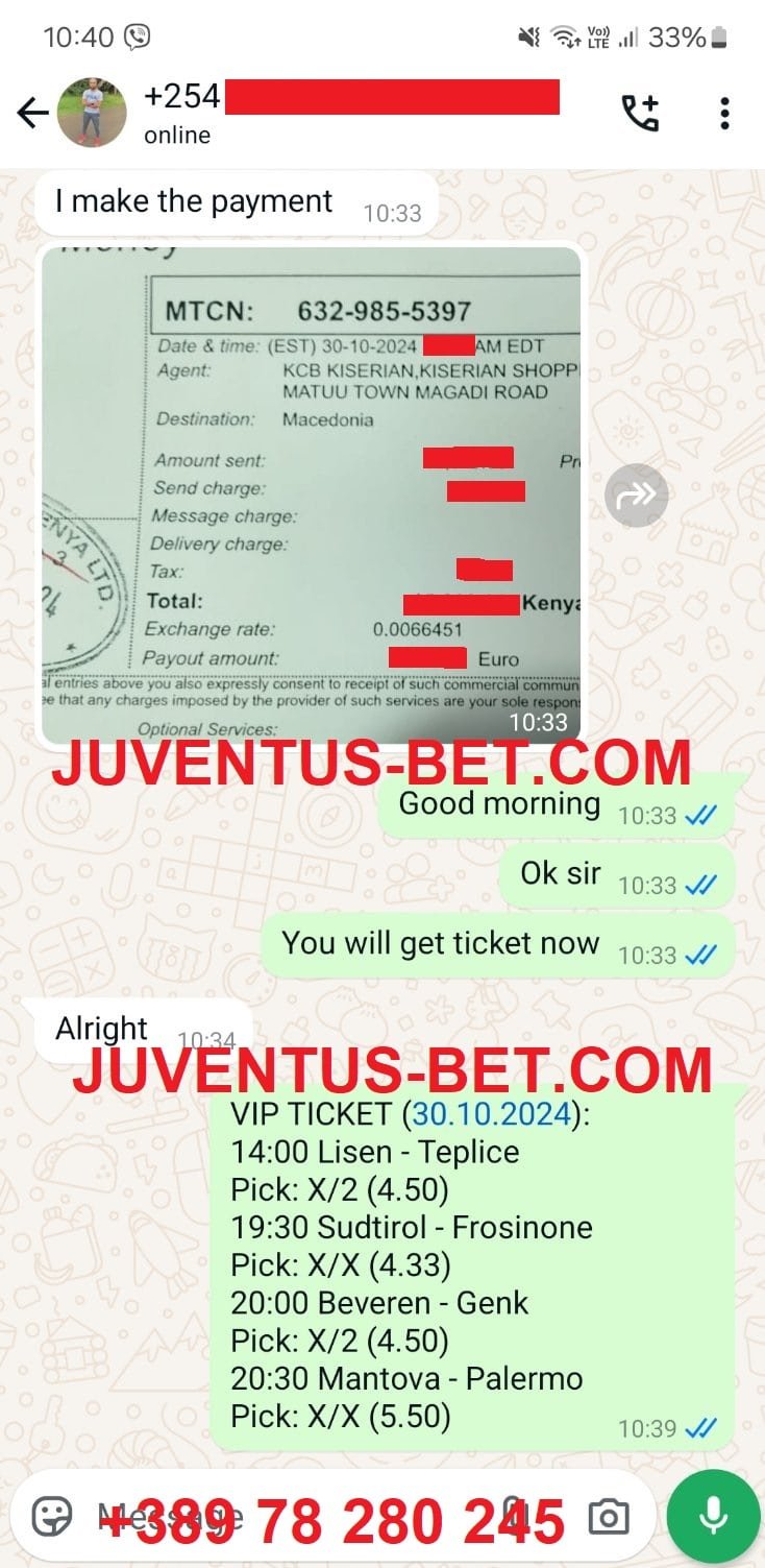 Vip Ticket Offer Fixed Matches