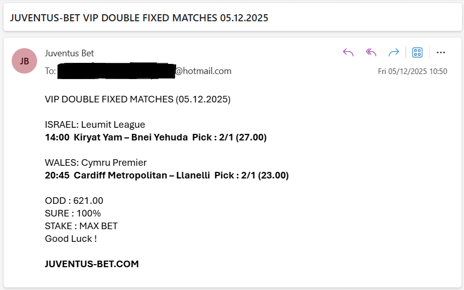Fixed Matches Offer Weeked