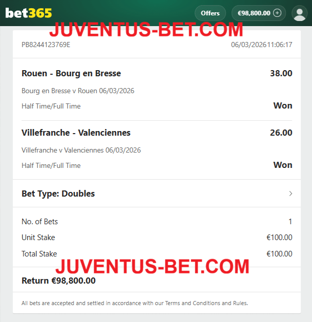 Fixed Matches Offer Weeked