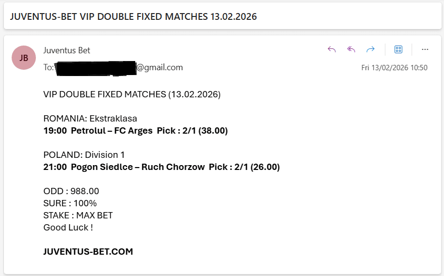 Fixed Matches Offer Weeked