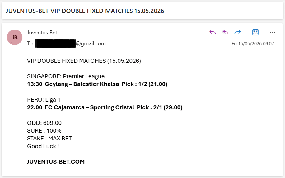 Fixed Matches Offer Weeked