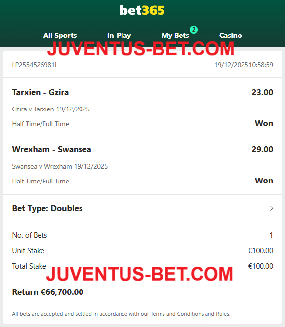 Fixed Matches Offer Weeked