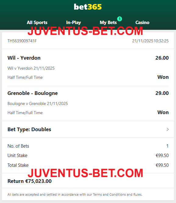 Fixed Matches Offer Weeked