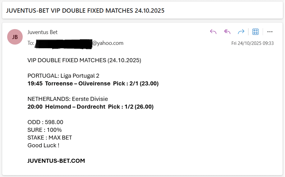 Fixed Matches Offer Weeked