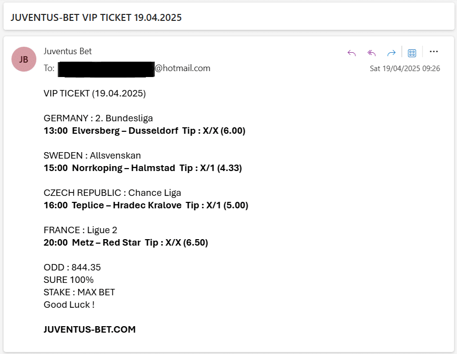 Vip Ticket Fixed Matches