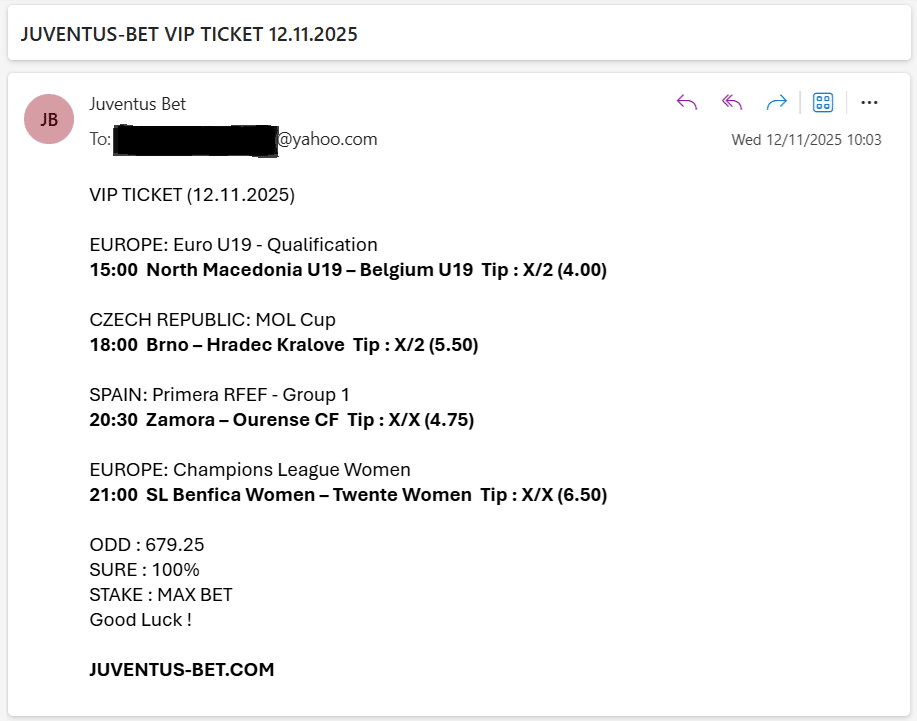 Vip Ticket Fixed Matches