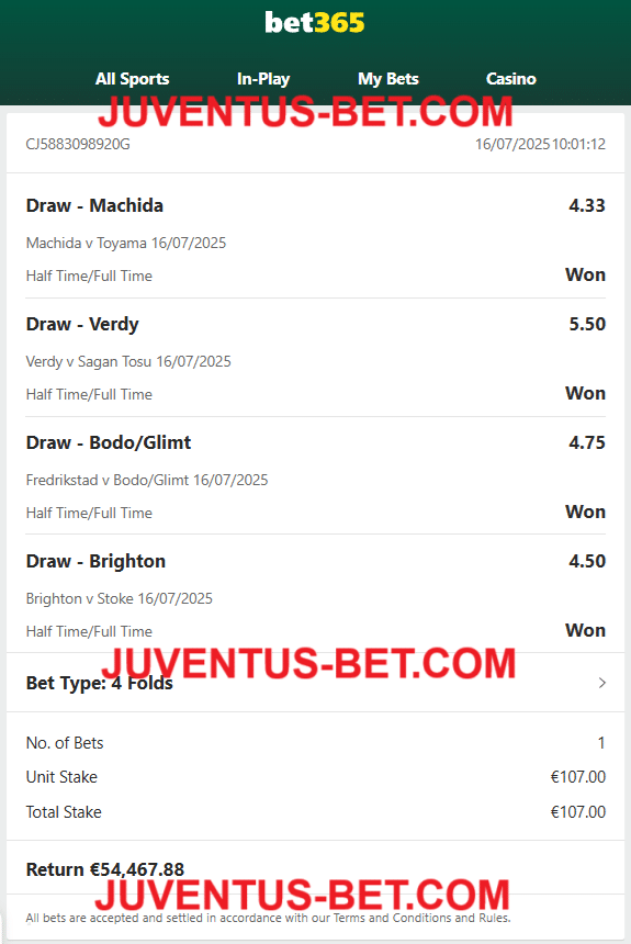 Vip Ticket Fixed Matches