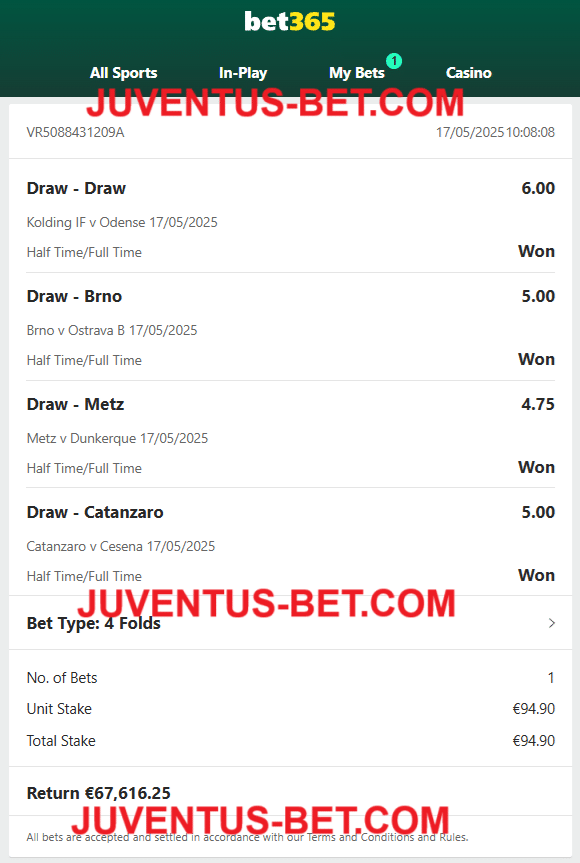 Vip Ticket Fixed Matches