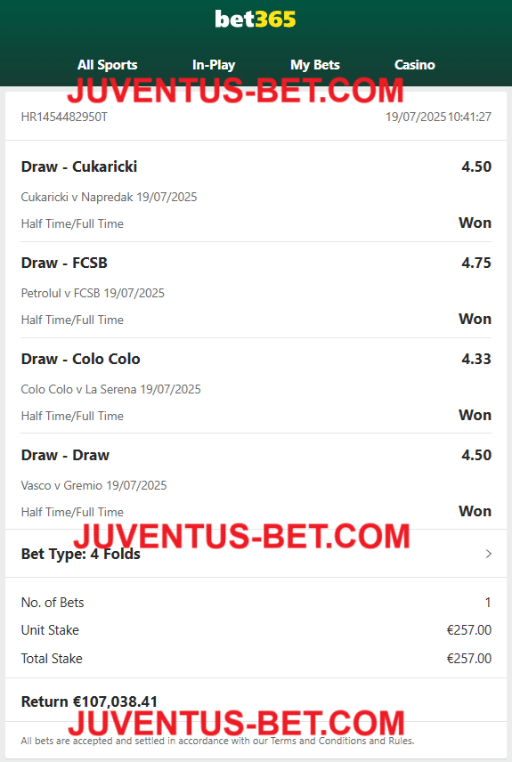 Vip Ticket Fixed Matches