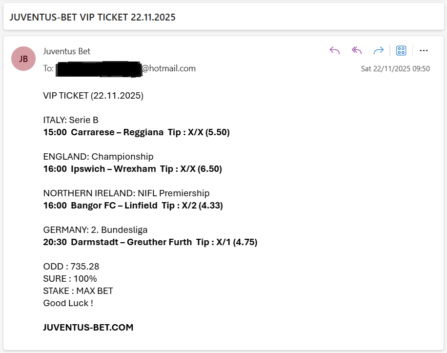 Vip Ticket Fixed Matches