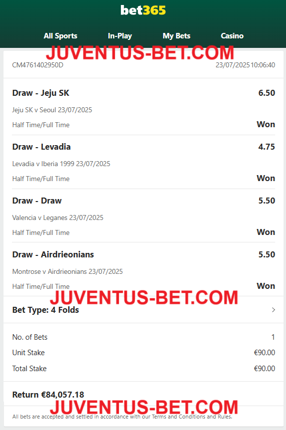 Vip Ticket Fixed Matches