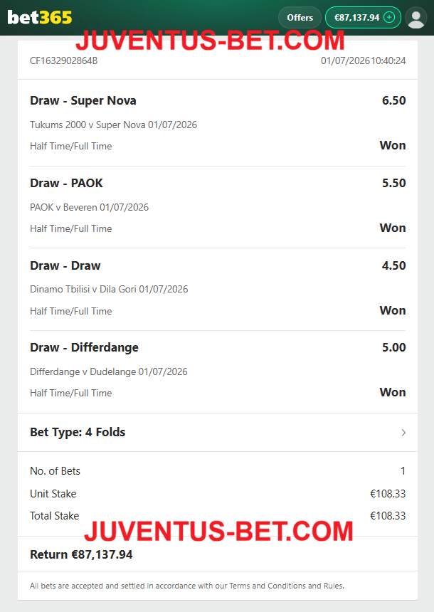 Vip Ticket Fixed Matches
