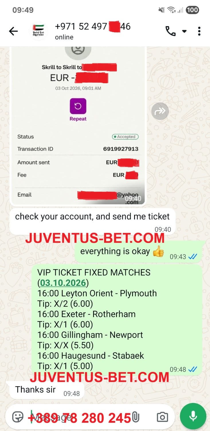 Vip Ticket Fixed Matches
