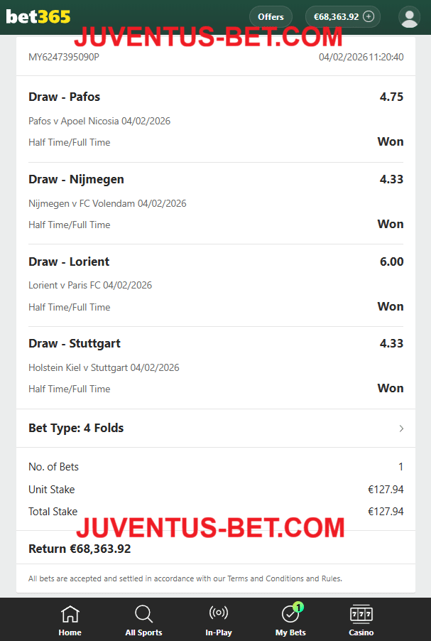 Vip Ticket Fixed Matches