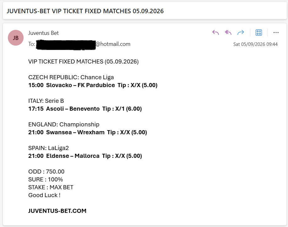 Vip Ticket Fixed Matches