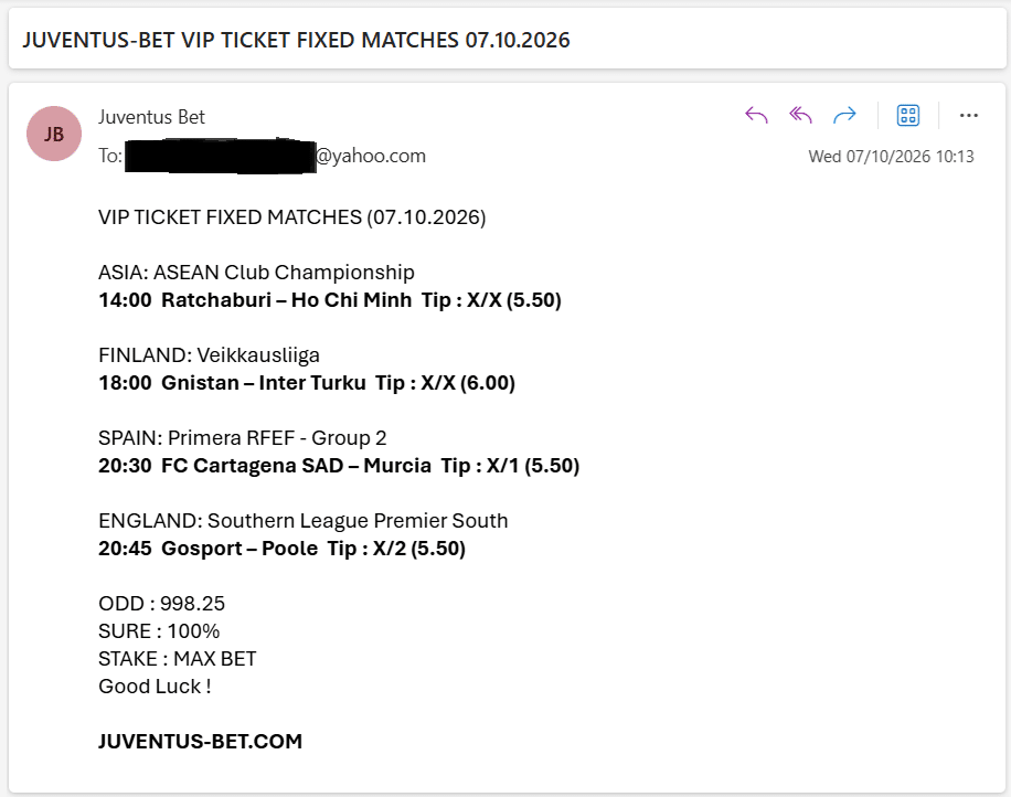 Vip Ticket Fixed Matches