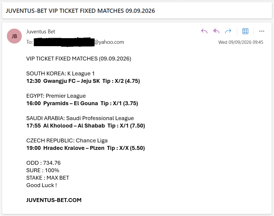 Vip Ticket Fixed Matches