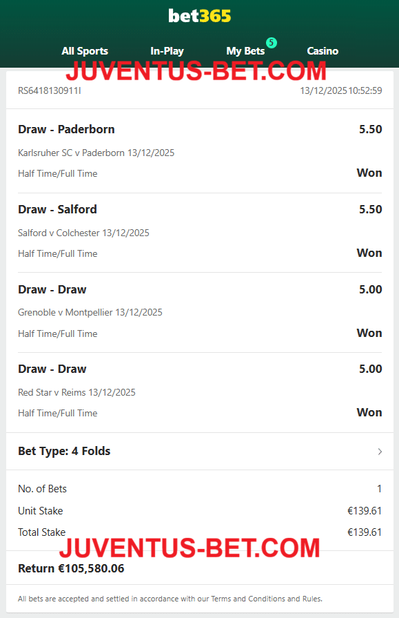 Vip Ticket Fixed Matches