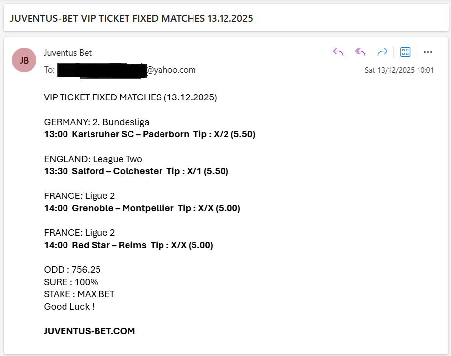 Vip Ticket Fixed Matches