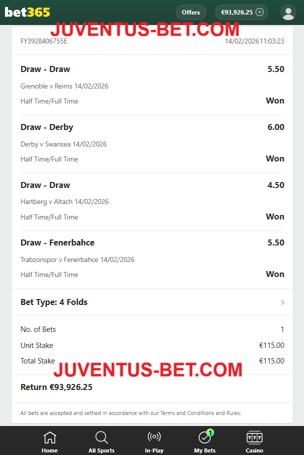 Vip Ticket Fixed Matches