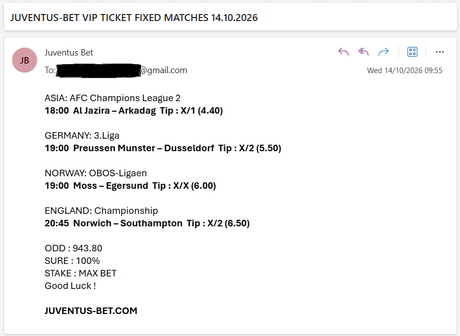Vip Ticket Fixed Matches