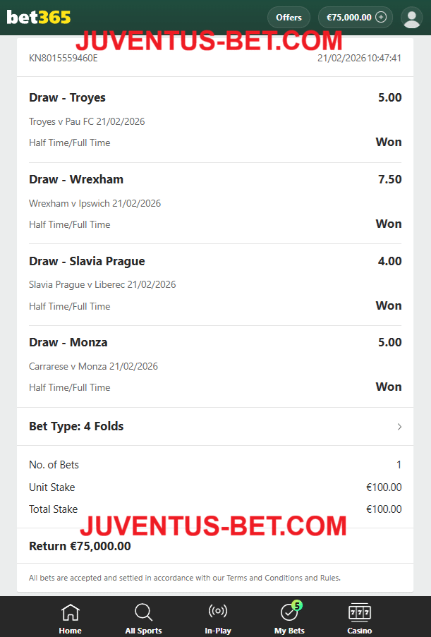 Vip Ticket Fixed Matches