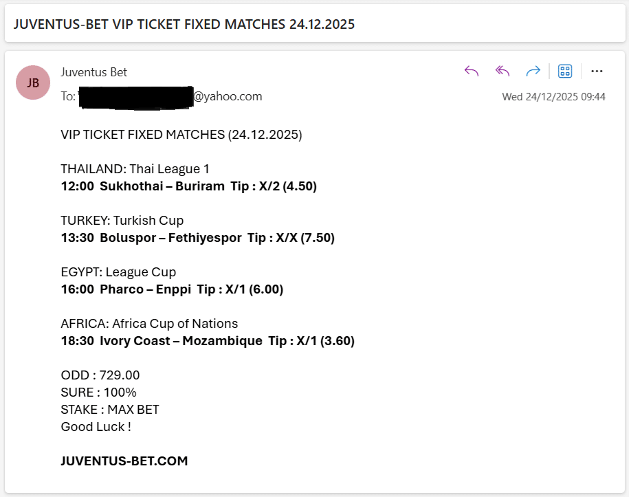 Vip Ticket Fixed Matches