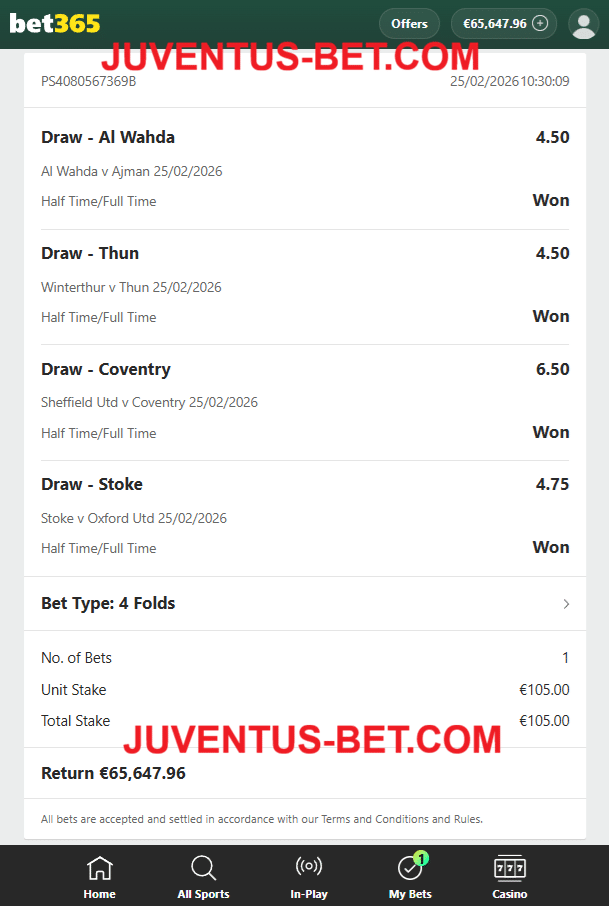 Vip Ticket Fixed Matches