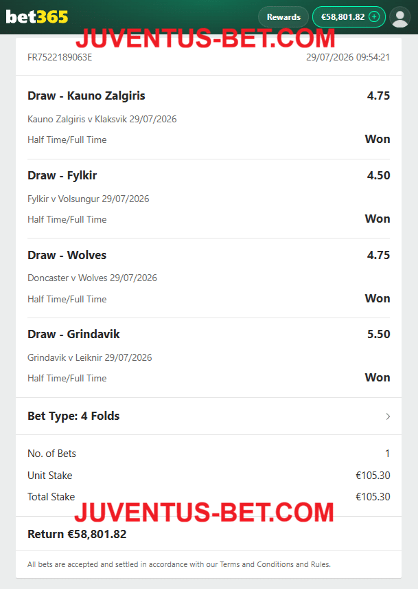 Vip Ticket Fixed Matches