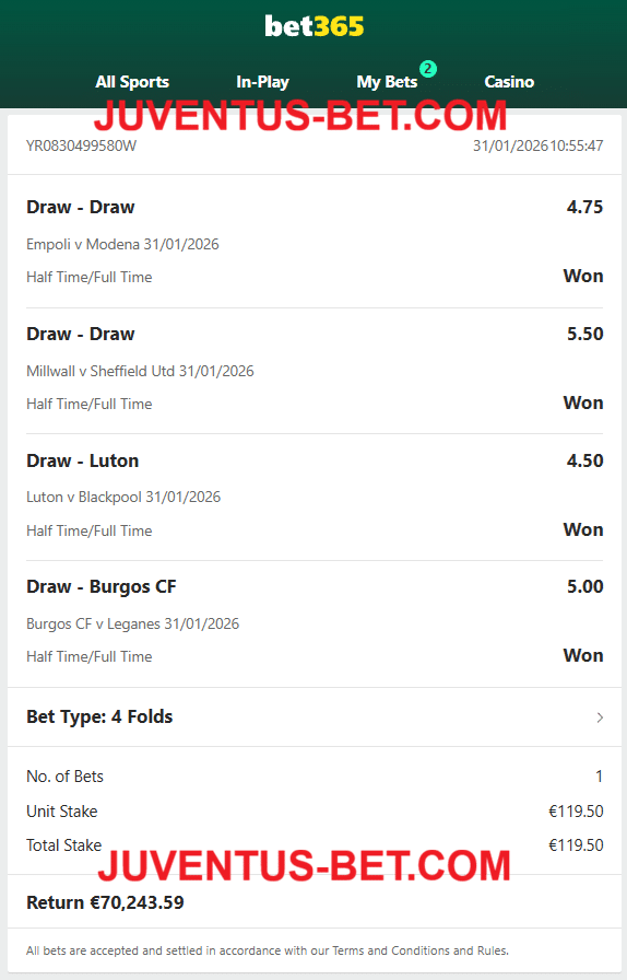 Vip Ticket Fixed Matches