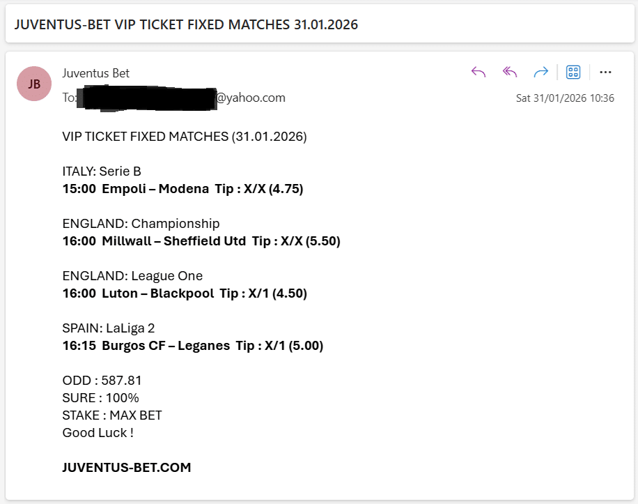 Vip Ticket Fixed Matches
