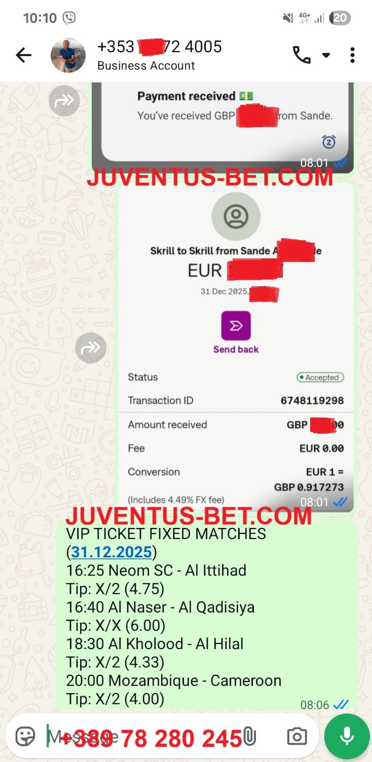 Vip Ticket Fixed Matches