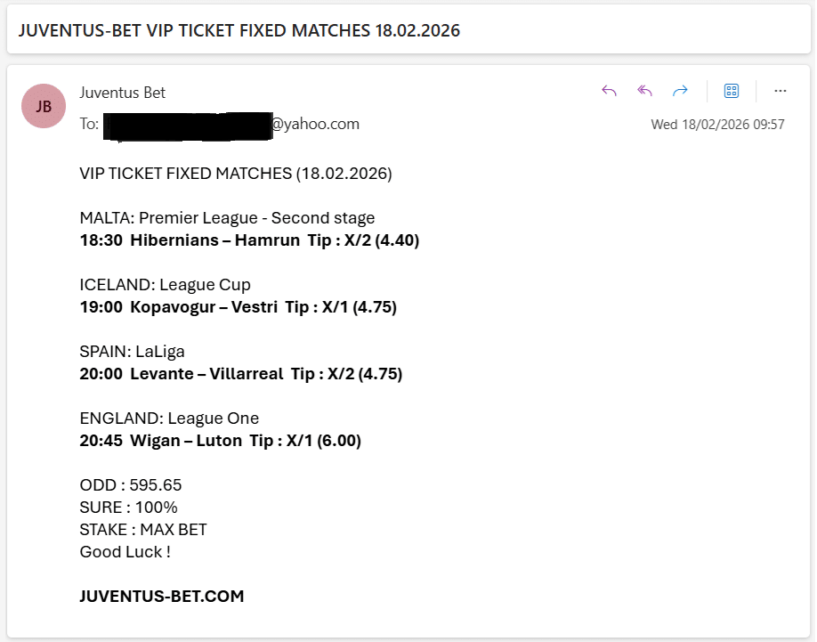 Vip Ticket Fixed Matches